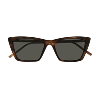 Occhiali da sole Saint Laurent Donna SL 737 MICA THIN002-HAVANA-HAVANA-GREY54 - SL 737 MICA THIN002-HAVANA-HAVANA-GREY54